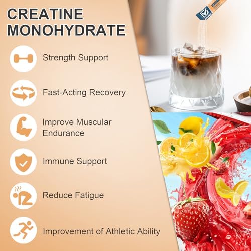 Polvo de Creatina Monohidratada DR.YES 4500mg, Aumenta Fuerza, Recuperación Muscular y Producción de ATP, Keto y Vegano, No GMO, Rápida Absorción, 21 - imagen 5