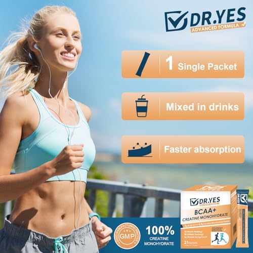 Polvo de Creatina Monohidratada DR.YES 4500mg, Aumenta Fuerza, Recuperación Muscular y Producción de ATP, Keto y Vegano, No GMO, Rápida Absorción, 21 - imagen 6