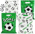 Shintop 50PCS Bolsas de Regalo de Fútbol, Bolsas de Plástico con Asas para Fiestas, Favor de Equipo para Cumpleaños (9.8 x 6.3 Pulgadas) - imagen 1