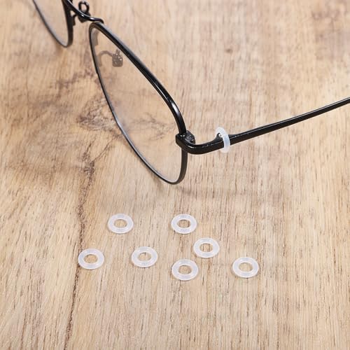 60 Piezas de Ajustadores de Bisagras para Gafas, Kit de Reparación de Gafas y 2 Destornilladores de Silicona para Patas Sueltas - imagen 5