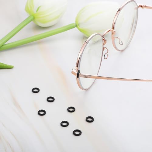 60 Piezas de Ajustadores de Bisagras para Gafas, Kit de Reparación de Gafas y 2 Destornilladores de Silicona para Patas Sueltas - imagen 6