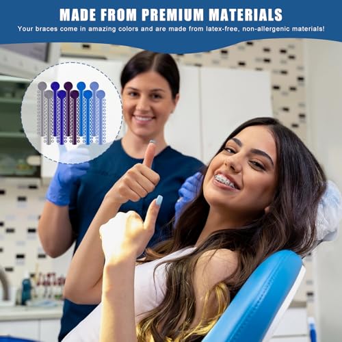 Juego de Herramientas para Brackets TTKBHHQ - 2080 Ligaduras Ortodónticas Multicolor y Accesorios DIY - imagen 7