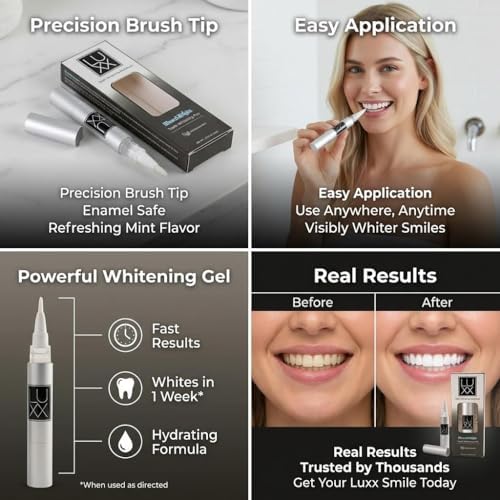 Lápiz Blanqueador Dental – Gel con 36% de Peróxido de Carbamida y 12% de Peróxido de Hidrógeno, Fórmula Híbrida para Dientes Sensibles, 4 mL, 60+ - imagen 2