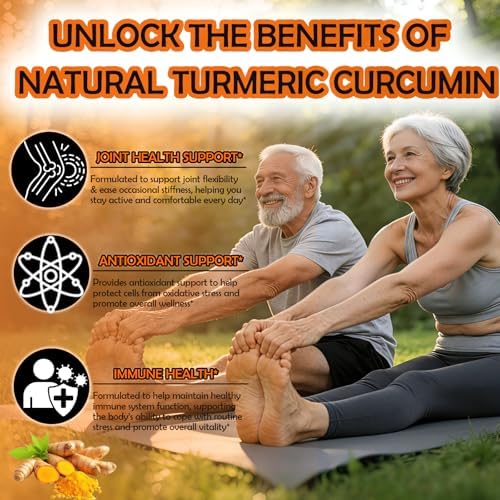 Gotas Líquidas de Cúrcuma y Jengibre Orgánico, Suplemento Ultra Potente con 95% de Curcuminoides y BioPerine para la Salud Articular, Absorción - imagen 3