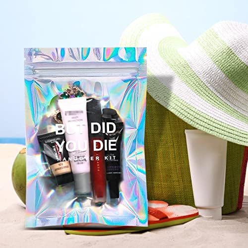 Kit de Recuperación para Resaca Fcuadro 20 Piezas DID YOU DIE Bolsas Holográficas para Fiesta de Despedida de Soltera 5x7 - imagen 6
