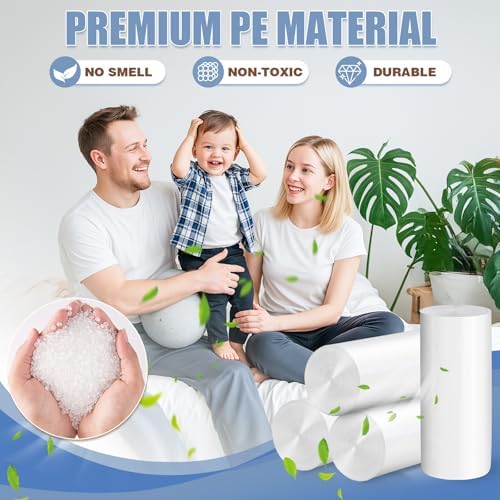 Bolsas de Basura Pequeñas de 4 Galones - Paquete de 100, Sin Fragancia, Bolsas para Baño, Forros para Bote de Basura Blancos de 4 Gal - imagen 6