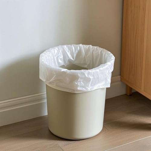 Bolsas de Basura Pequeñas de 4 Galones - Paquete de 100, Sin Fragancia, Bolsas para Baño, Forros para Bote de Basura Blancos de 4 Gal - imagen 7