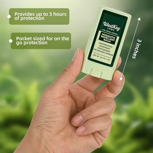 Bálsamo Repelente de Mosquitos WestKey Labs – Paquete de 3 (14g Cada Uno) – Libre de DEET, Repelente Natural para Niños y Adultos – Protección Segura - imagen 2
