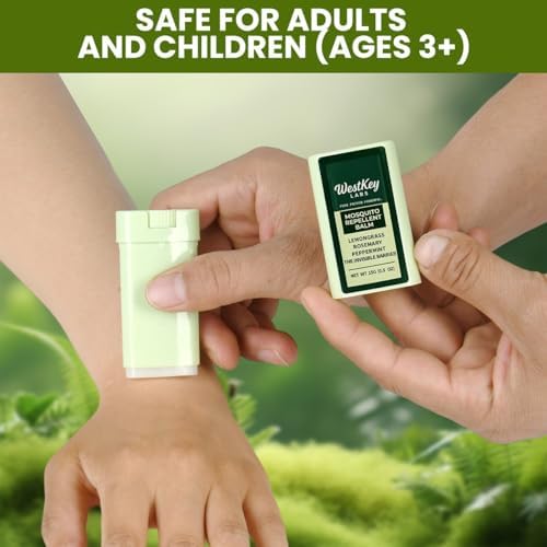 Bálsamo Repelente de Mosquitos WestKey Labs – Paquete de 3 (14g Cada Uno) – Libre de DEET, Repelente Natural para Niños y Adultos – Protección Segura - imagen 4
