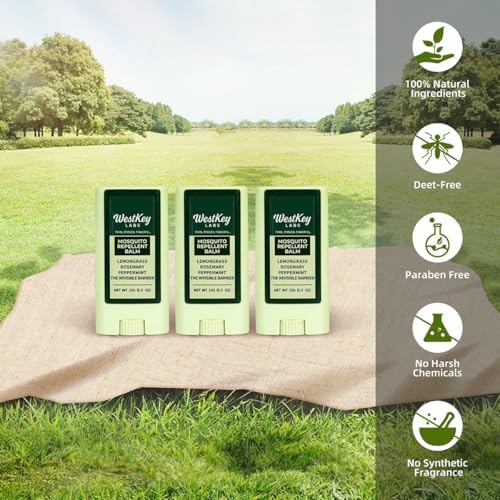 Bálsamo Repelente de Mosquitos WestKey Labs – Paquete de 3 (14g Cada Uno) – Libre de DEET, Repelente Natural para Niños y Adultos – Protección Segura - imagen 7