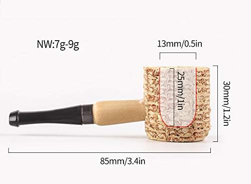 Pipa de Práctica Desechable de Mazorca de Maíz Natural - Paquete de 5 Piezas - imagen 2