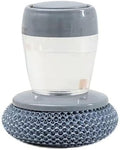 Cepillo de Cocina con Dispensador de Jabón y Estropajo de Acero Inoxidable para Platos, Sartenes, Fregadero, Bañera, Azulejos y Hogar - imagen 1