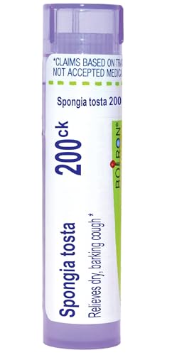 Boiron Spongia Tosta 200Ck Medicina Homeopática para Tos Cruposa - 80 Gránulos - imagen 4