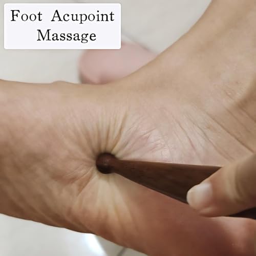 Bolígrafo de Masaje con Acupuntura KINTEGOOD de Sándalo, Herramienta de Reflexología de Madera para Masaje Profundo de Cuerpo, Manos y Pies - imagen 5