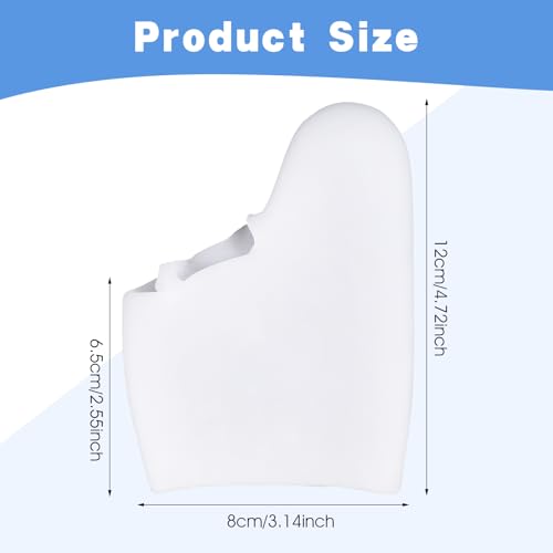 Capuchones de Gel para el Dedo Grande y Mangas Metatarsales, 2 Piezas de Silicona Reutilizables para Proteger el Dedo Grande, Corrector de Juanetes - imagen 2