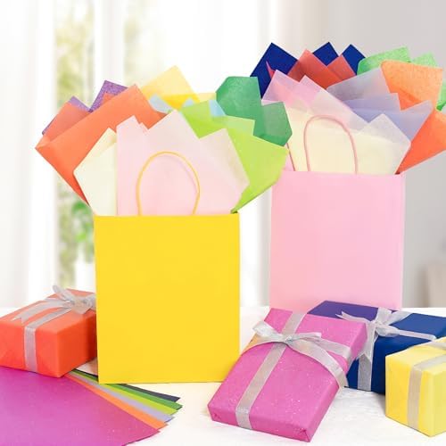 Papel de Seda Simetufy de 150 Hojas para Regalos, 30 Colores, 14 x 20 Pulgadas, Papel de Envoltura para Manualidades y Proyectos DIY - imagen 4