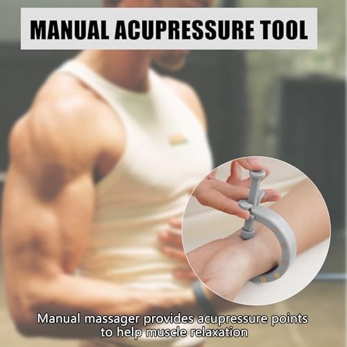 Juego de 2 Clips de Acupuntura, Herramienta Compacta para Alivio de Migrañas, Masajeador de Puntos de Presión, Clip Portátil para Mano, Pie y Oreja, - imagen 2
