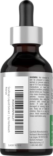 Tintura de Hierba Scullcap Horbaach | 2 fl oz | Extracto Líquido | Scutellaria Lateriflora | Sin Alcohol, Vegetariano | Suplemento Super Concentrado - imagen 3