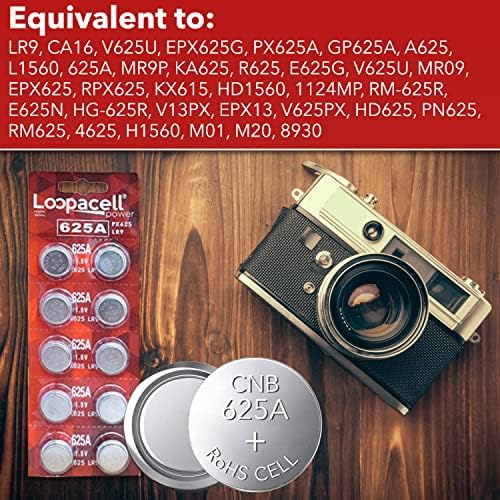 Batería Alcalina LOOPACELL 625A PX625A LR9 V625U PX625 - Batería de Botón de 1.5V para Medidores de Luz, Cámaras Vintage, Linternas Pequeñas y Llaves - imagen 6