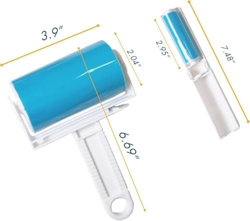 Juego de Rodillos Adhesivos Reutilizables iLifeTech para Pelusa y Pelo de Mascotas - Tamaño Mediano + 2 Tamaños de Viaje - imagen 6