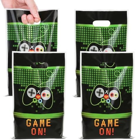 Bolsas de Fiesta de Videojuegos PintreeLand 40PCS, Bolsitas de Regalo de Plástico para Cumpleaños Temático de Videojuegos - imagen 1