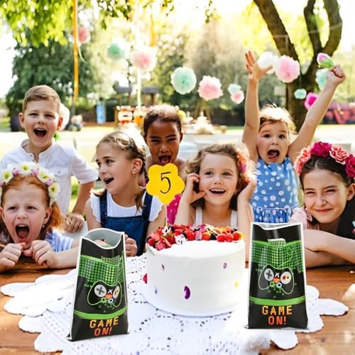 Bolsas de Fiesta de Videojuegos PintreeLand 40PCS, Bolsitas de Regalo de Plástico para Cumpleaños Temático de Videojuegos - imagen 6