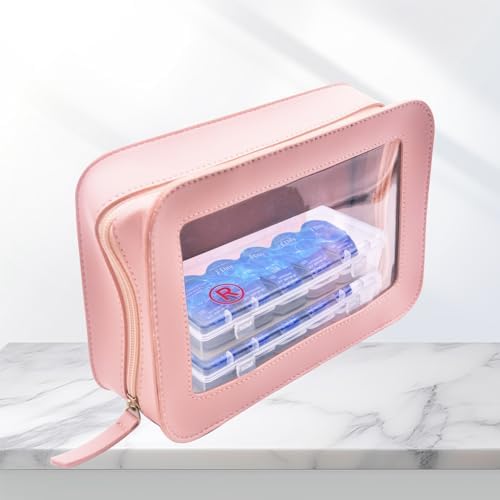 Estuche Organizador de Lentes de Contacto 2 Piezas, Capacidad para 40 Lentes, Portátil con Etiquetas R&L para Lentes de Contacto Desechables - imagen 5