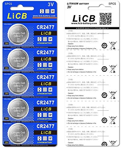 Batería de Litio LiCB CR2477 3V (Paquete de 10) - imagen 7