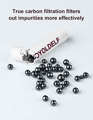 Filtros de Carbón Joyoldelf de 9mm - Paquete de 60 Filtros para Pipa de Tabaco con Experiencia de Fumar Superior - imagen 5