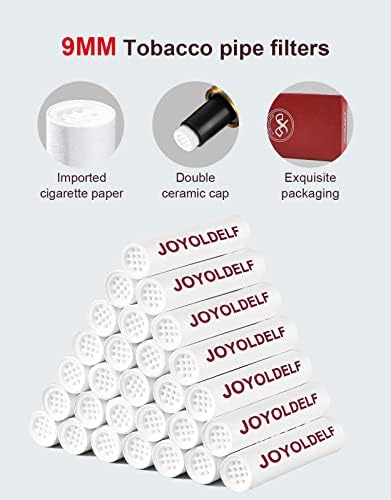 Filtros de Carbón Joyoldelf de 9mm - Paquete de 60 Filtros para Pipa de Tabaco con Experiencia de Fumar Superior - imagen 6