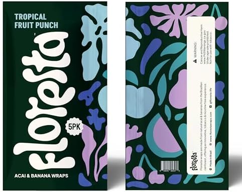 Wraps de Acai Floresta - Paquete Variado de Banana + Mezcla de Acai. 5 Wraps por Bolsa, Combo de 5 Sabores (Total 25) - Hecho en Brasil - Frugal - imagen 8