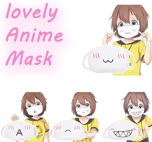 Mascarillas Reutilizables de Algodón para Adultos y Adolescentes, 10 Piezas, Diseño Lindos en Negro, Blanco y Rosa, Protección Completa - imagen 6
