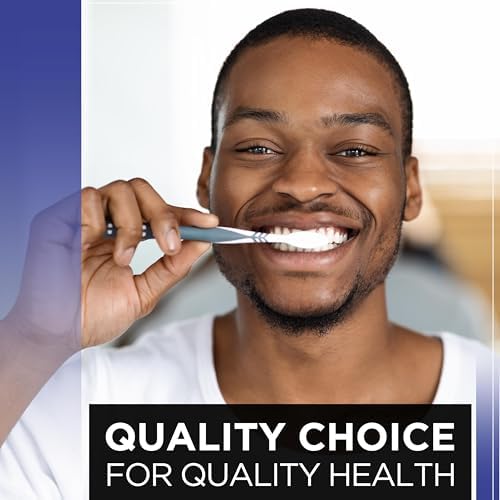 Cepillos de Dientes Quality Choice de Cerdas Medianas 2 Piezas. Mango Ergonómico, Cabeza Compacta para Áreas Difíciles, Cuidado Bucal Suave y - imagen 2