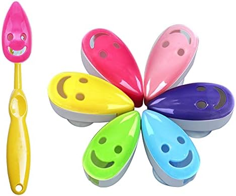 Funda para Cepillos de Dientes SYNCHAIN, 6 Piezas con Tapa y Ventosa, Protector Portátil en 6 Colores para Familia, Niños y Viajes - imagen 1