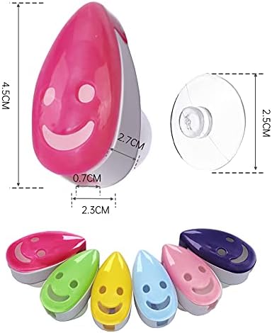 Funda para Cepillos de Dientes SYNCHAIN, 6 Piezas con Tapa y Ventosa, Protector Portátil en 6 Colores para Familia, Niños y Viajes - imagen 4
