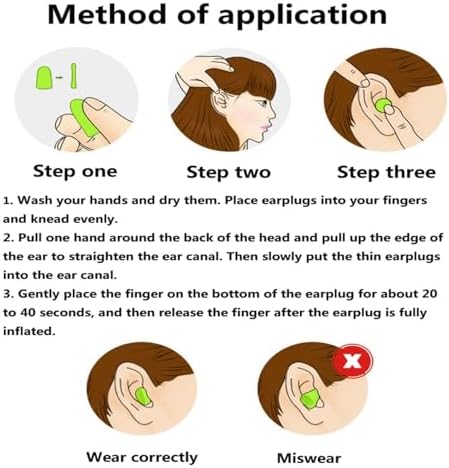 5 Pares de Tapones para Oídos de Espuma Suave con Estuche de Protección Auditiva - imagen 7