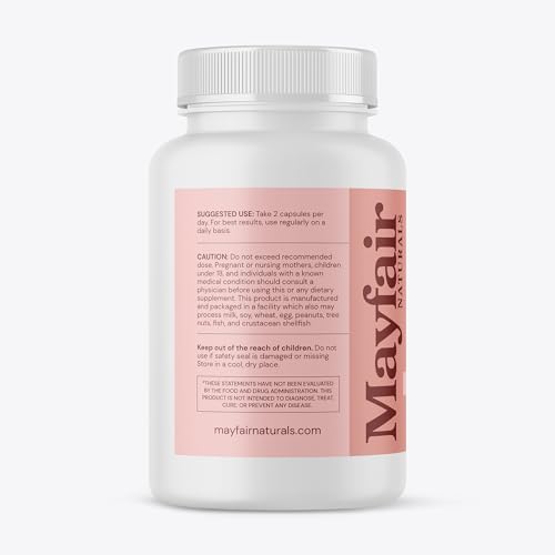 Suplemento Mayfair Naturals Complejo de Berberina con Canela, Té Verde y Pimienta Negra, 90 Cápsulas - imagen 5