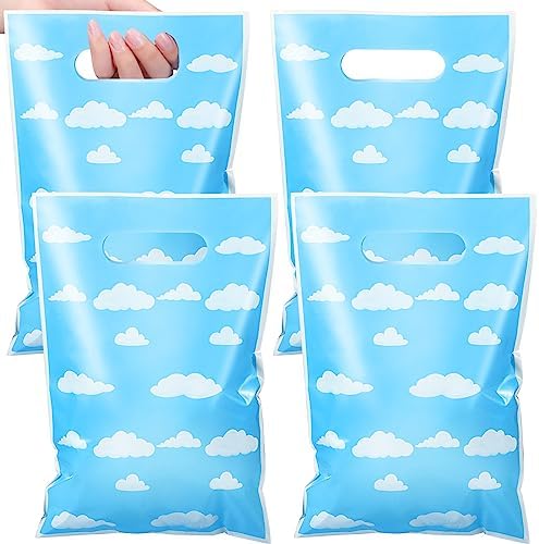 Bolsas de Regalo Pasimy de 50 Pcs con Diseño de Nubes Azules, Favoritos de Fiesta para Niños y Bebés, Cumpleaños y Baby Shower - imagen 1