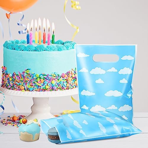 Bolsas de Regalo Pasimy de 50 Pcs con Diseño de Nubes Azules, Favoritos de Fiesta para Niños y Bebés, Cumpleaños y Baby Shower - imagen 4