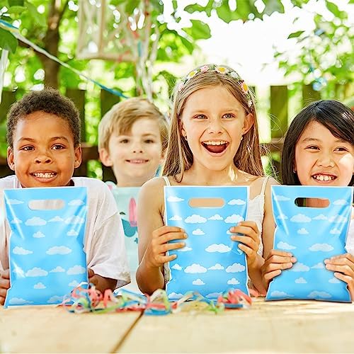 Bolsas de Regalo Pasimy de 50 Pcs con Diseño de Nubes Azules, Favoritos de Fiesta para Niños y Bebés, Cumpleaños y Baby Shower - imagen 6