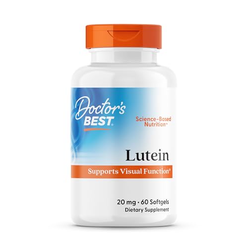 Suplemento de Luteína Doctor's Best 20mg con Zeaxantina 1mg - Vitaminas para la Salud Visual y Ocular, 60 Cápsulas de Extracto de Flor de Caléndula - imagen 4