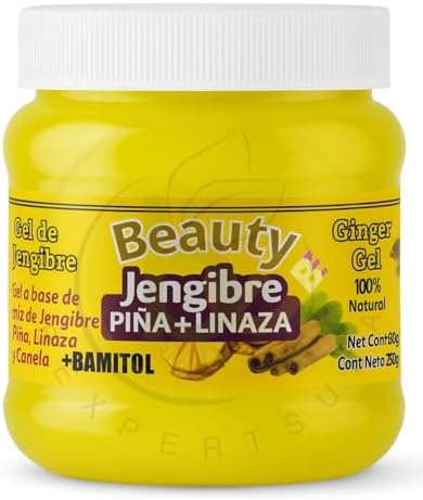 Gel de Jengibre + Batimol 250g, Piña, Canela y Linaza - 100% Natural, Hidratante para la Panza | Chupa - imagen 1