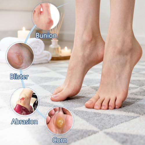 Cojines Hidrogel OAKDOLCHE 10Ct para Juanetes, Almohadillas para Alivio del Dolor y Protección contra Presión y Fricción, Autoadhesivas y Resistentes - imagen 3