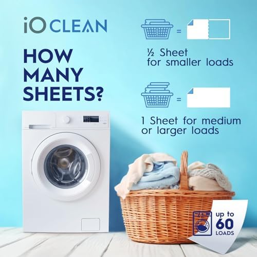 Hojas de Detergente para Ropa iO CLEAN Sin Fragancia, 30 Piezas – Hojas de Jabón Hipoalergénicas para Piel Sensible – Detergente Ideal para Viajes y - imagen 3