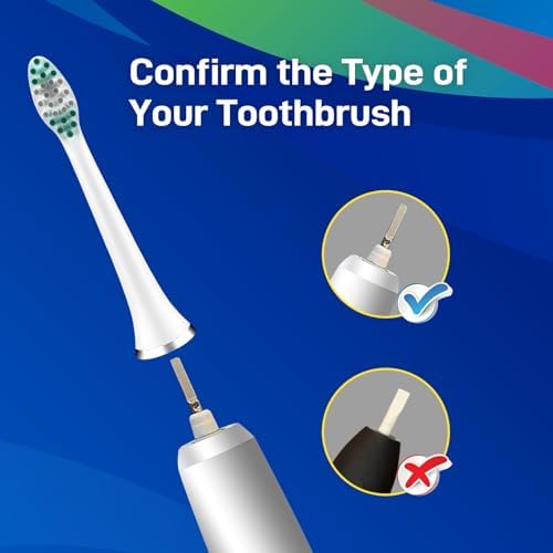 Cabezas de Cepillo de Dientes Elyhead Reemplazo Compatible con AquaSonic Vibe/Duo Series Pro/Black Series/Black Series Pro, Blancas, Paquete de 10 - imagen 3