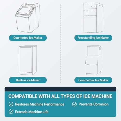 Polvo Desincrustante Gevi para Hielo | 4 Usos, Empaque Individual | Desincrustante Orgánico a Base de Ácido Cítrico Compatible con Todas las Marcas - imagen 5