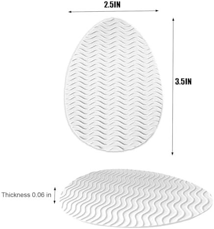 WESIYEE 8 Piezas de Almohadillas Antideslizantes Transparentes Adhesivas para Tacones, Protectores Invisibles para Zapatos de Vestir y Bombas - imagen 2