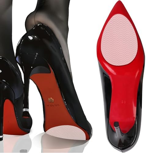 WESIYEE 8 Piezas de Almohadillas Antideslizantes Transparentes Adhesivas para Tacones, Protectores Invisibles para Zapatos de Vestir y Bombas - imagen 6