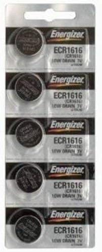 Baterías de Moneda de Litio Energizer ECR1616 (CR1616) 3V - Paquete de 5 Piezas - imagen 1