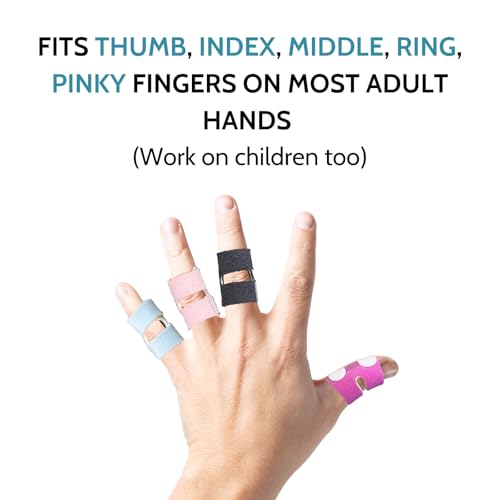 Férulas para Dedos 4 Pzs, Soporte para Dedo en Gatillo, Alivio de Dolor, Férula para Dedo Roto, Ajuste para Pulgar, Índice, Medio, Anular y Meñique - imagen 2